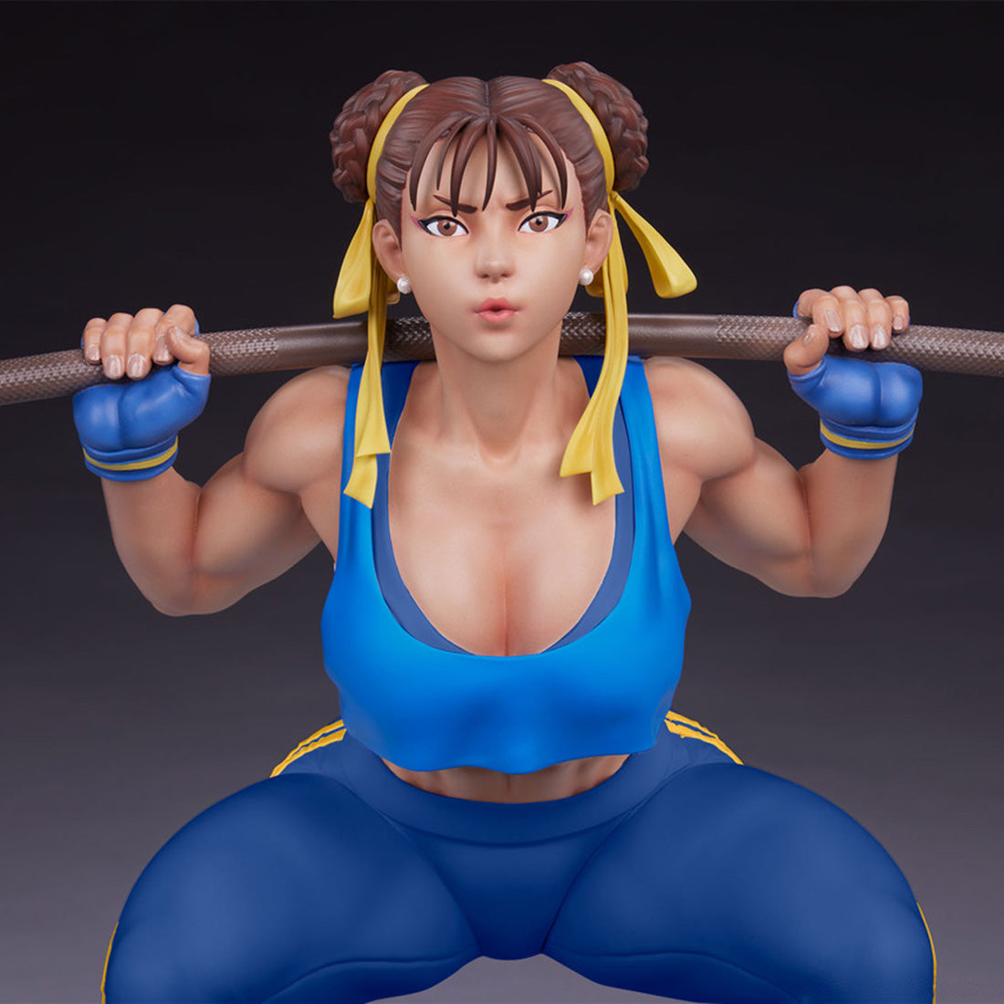 [LIMITED PO] Premium Collectibles Studio - Street Fighter - Chun-Li Alpha Powerlifting (1/4 Statue) - Marvelous Toys