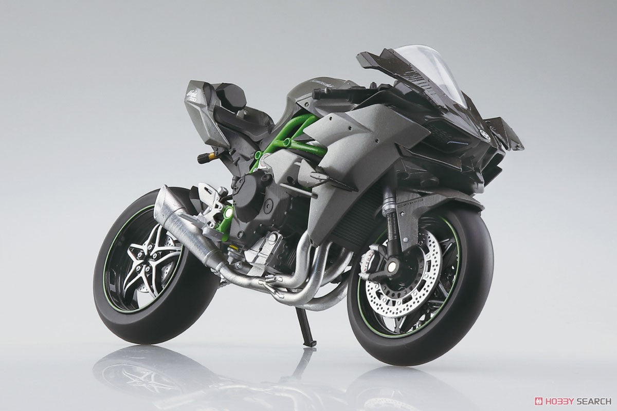Aoshima - Diecast Motorcycle - Kawasaki Ninja H2R &#39;19 (1/12 Scale) - Marvelous Toys