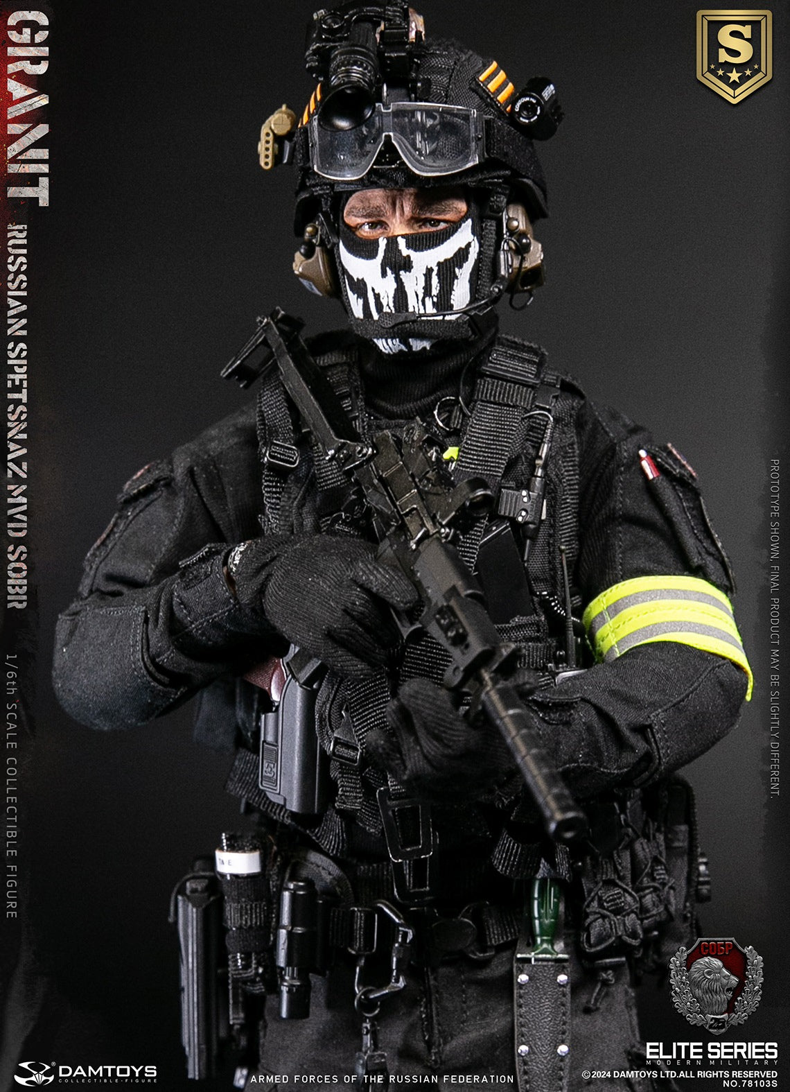 Damtoys - 78103S - Elite Series - Armed Forces of the Russian Federation: SPETSNAZ MVD SOBR Granit (Special ed.) (1/6 Scale) - Marvelous Toys