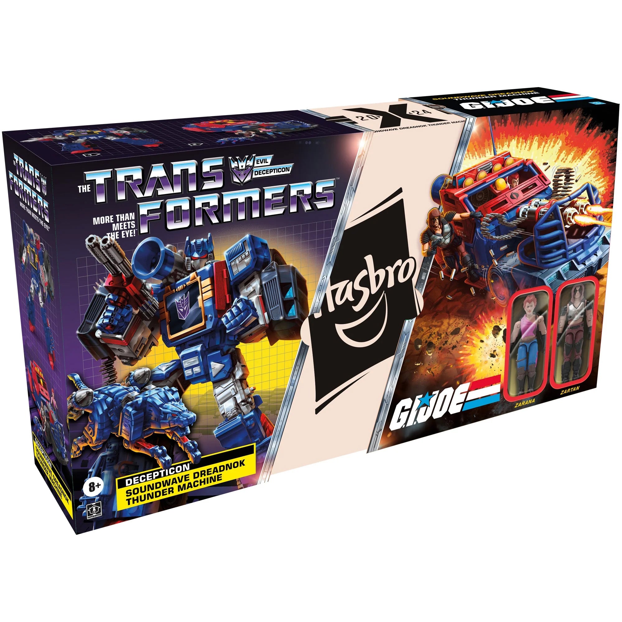 Hasbro - Transformers Collaborative - G.I. Joe x Transformers - Soundwave Dreadnok Thunder Machine, Zartan & Zarana - Marvelous Toys