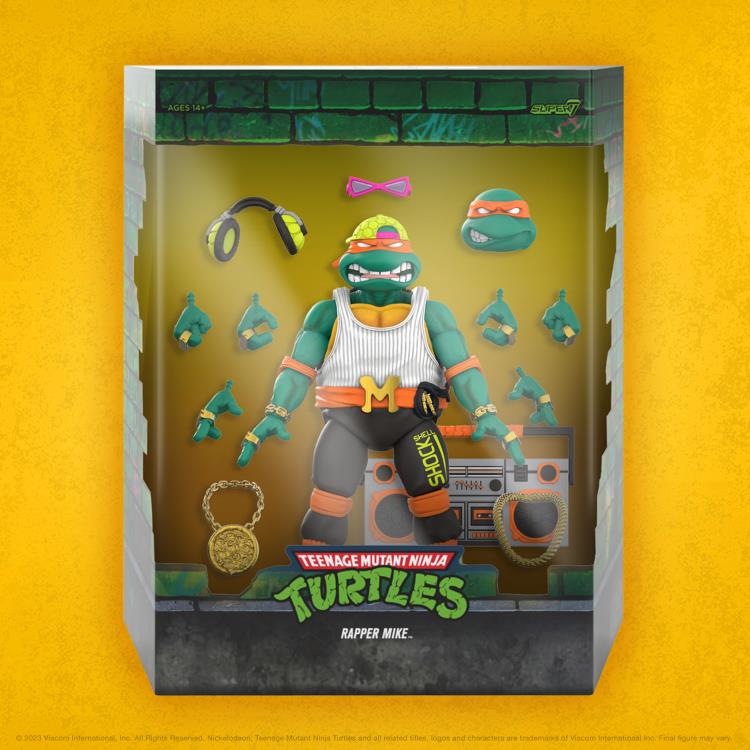 Super7 - Teenage Mutant Ninja Turtles ULTIMATES! - Wave 11 - Rapper Mike (7-inch) - Marvelous Toys
