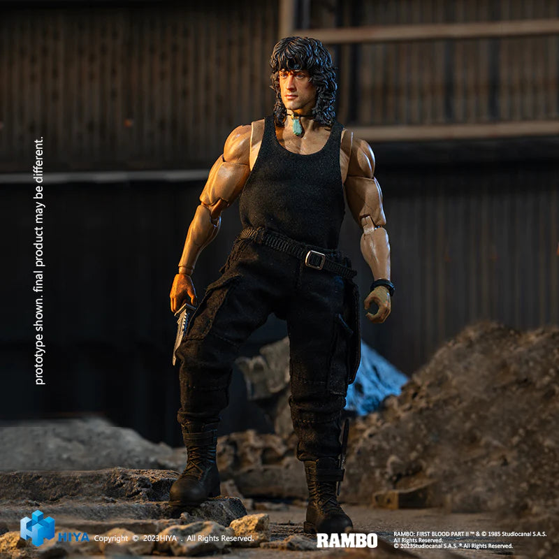 Hiya Toys - Rambo III - John Rambo (1/12 Scale) - Marvelous Toys