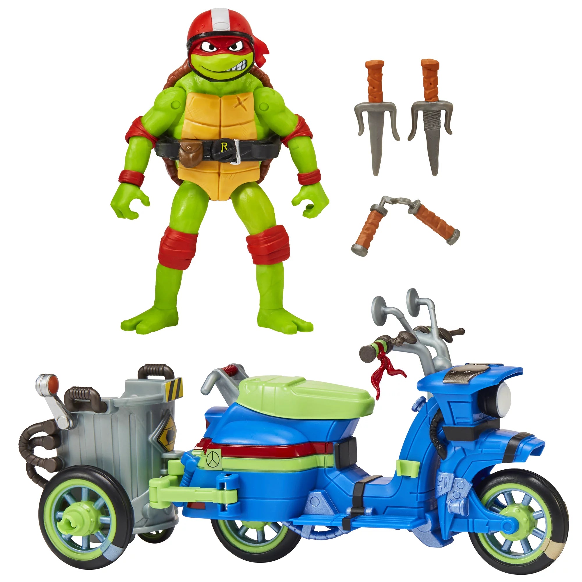 Playmates Toys - Teenage Mutant Ninja Turtles: Mutant Mayhem - Raphael with Battle Cycle - Marvelous Toys