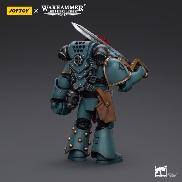 Joy Toy - JT9572 - Warhammer 40,000 - Sons of Horus - MKIV Tactical Squad Sergeant with Power Fist (1/18 Scale) - Marvelous Toys