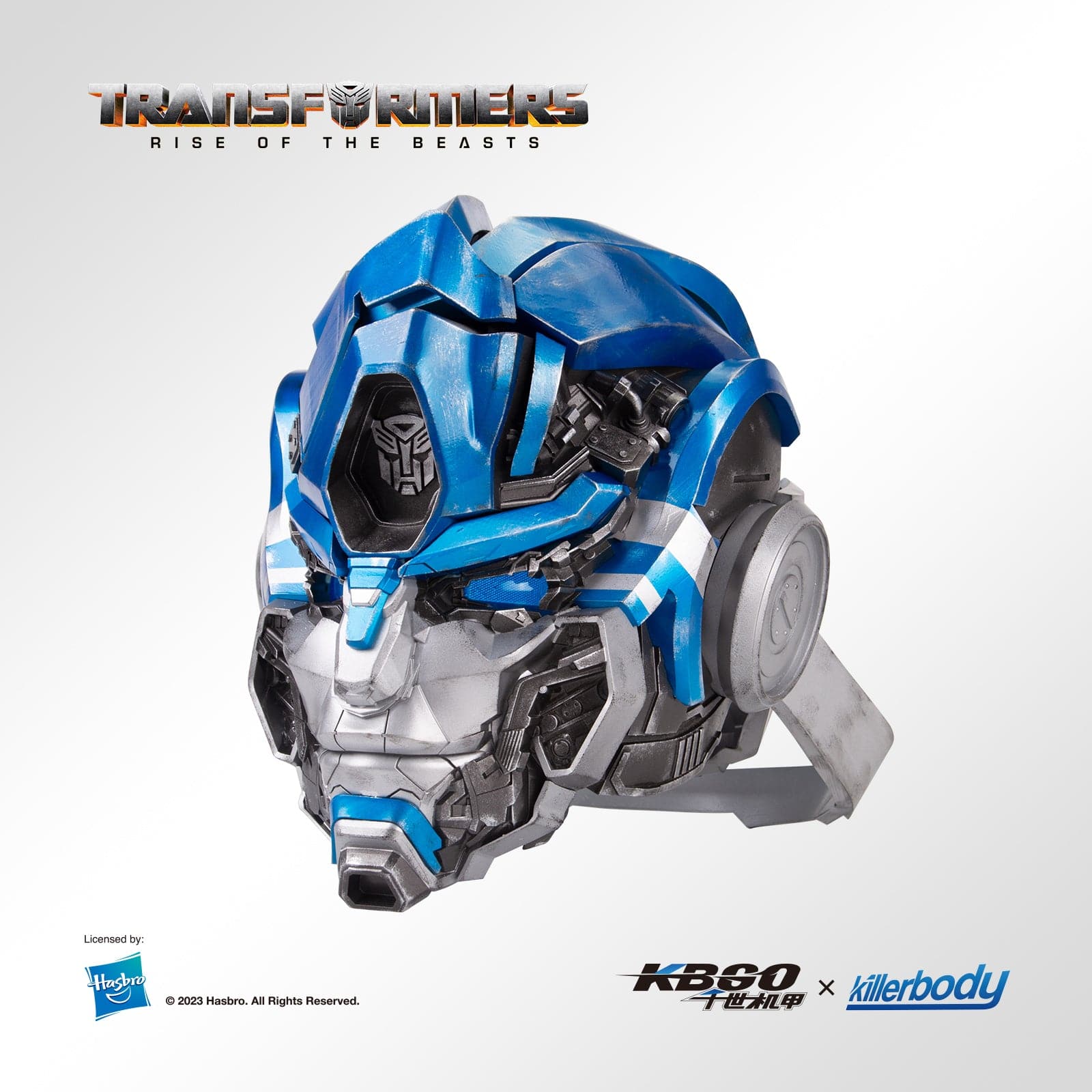 Killerbody - 1:1 Scale High End Replica - Transformers: Rise of the Beasts - Mirage Wearable Helmet - Marvelous Toys