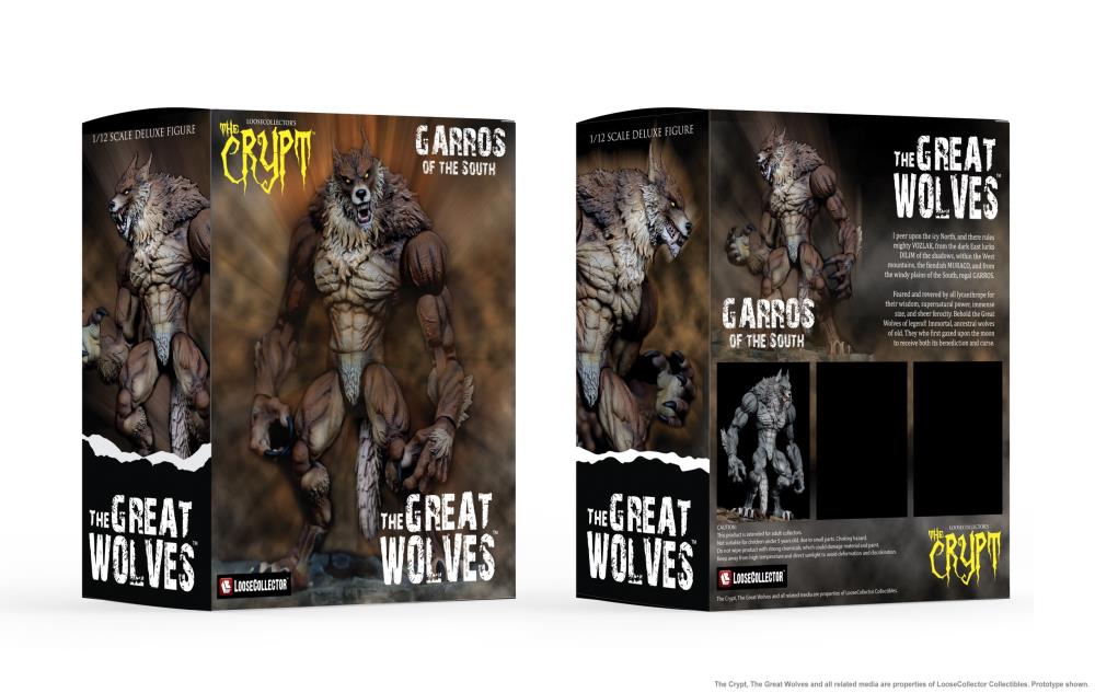 Loose Collector - The Great Wolves - The Crypt: Garros of the South (Brown ver.) (1/12 Scale) - Marvelous Toys