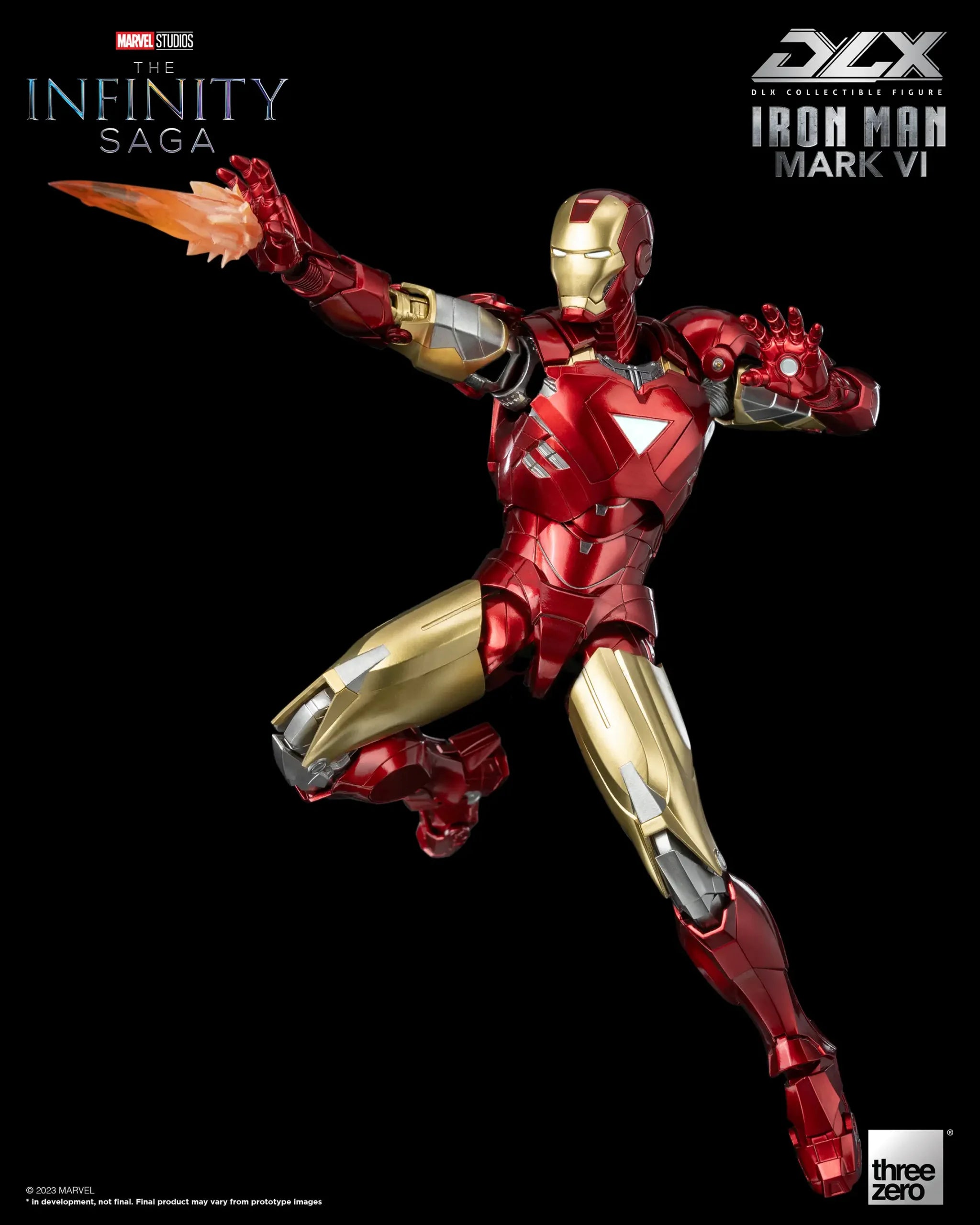 threezero - DLX Scale - Marvel Studios: The Infinity Saga - Iron Man Mark VI (1/12 Scale) - Marvelous Toys