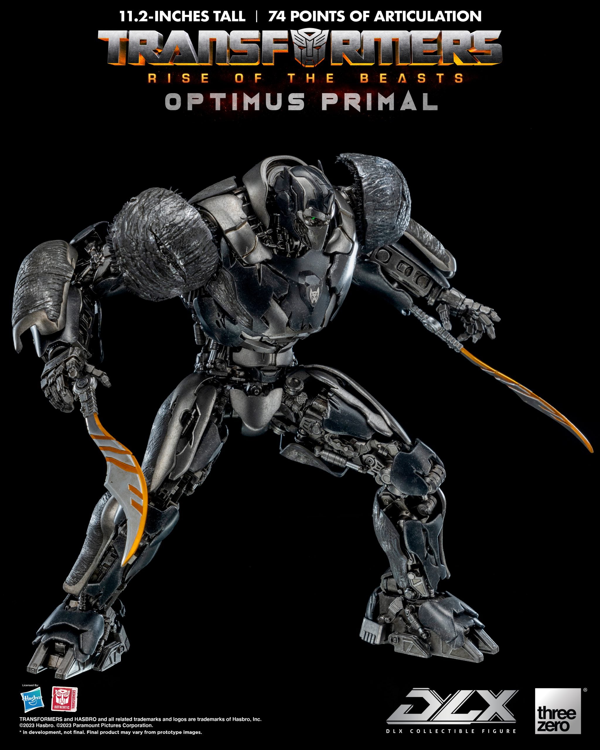 threezero - DLX  - Transformers: Rise of the Beasts - Optimus Primal - Marvelous Toys