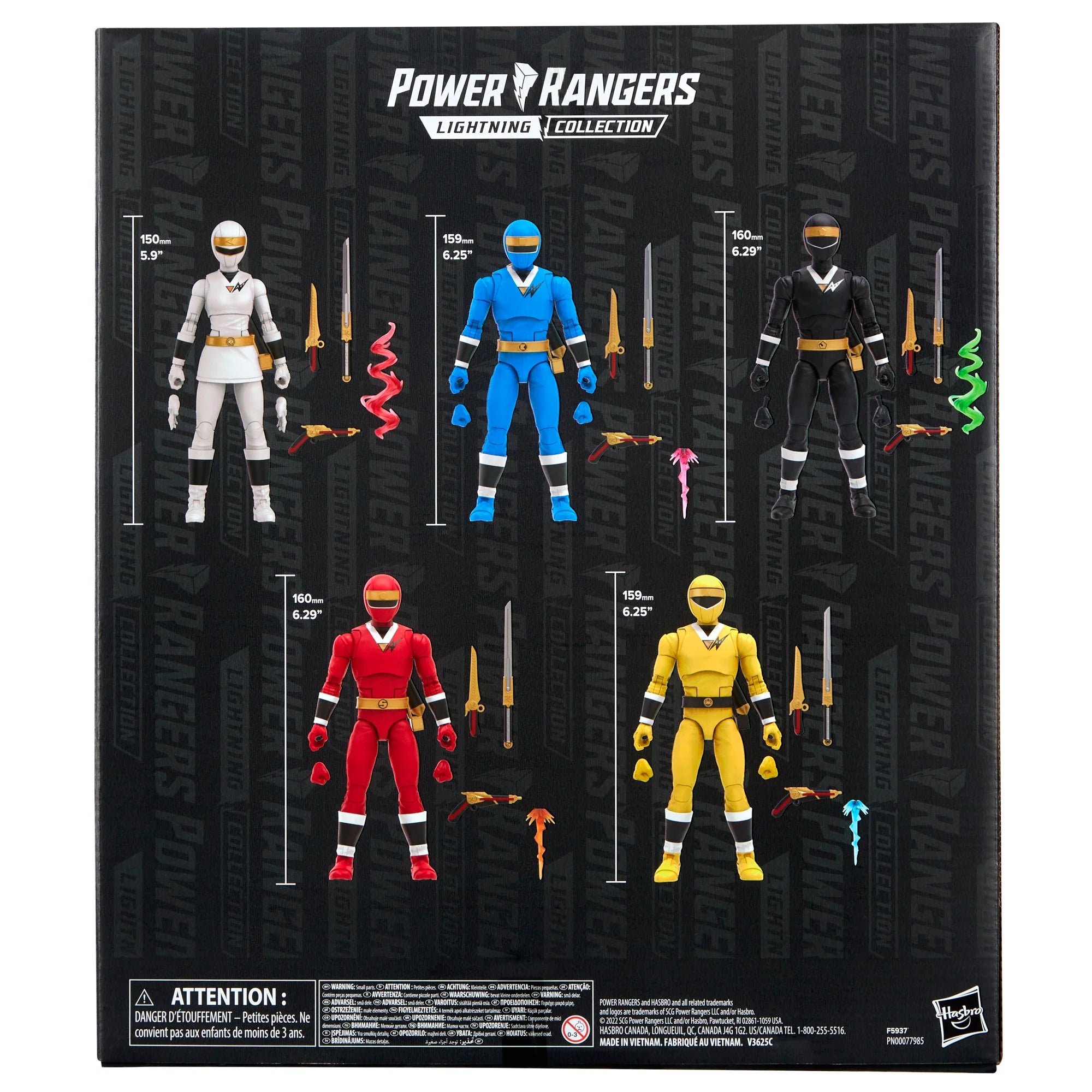 Hasbro - Power Rangers Lightning Collection - Mighty Morphin' Alien Rangers - 5-Pack - Marvelous Toys