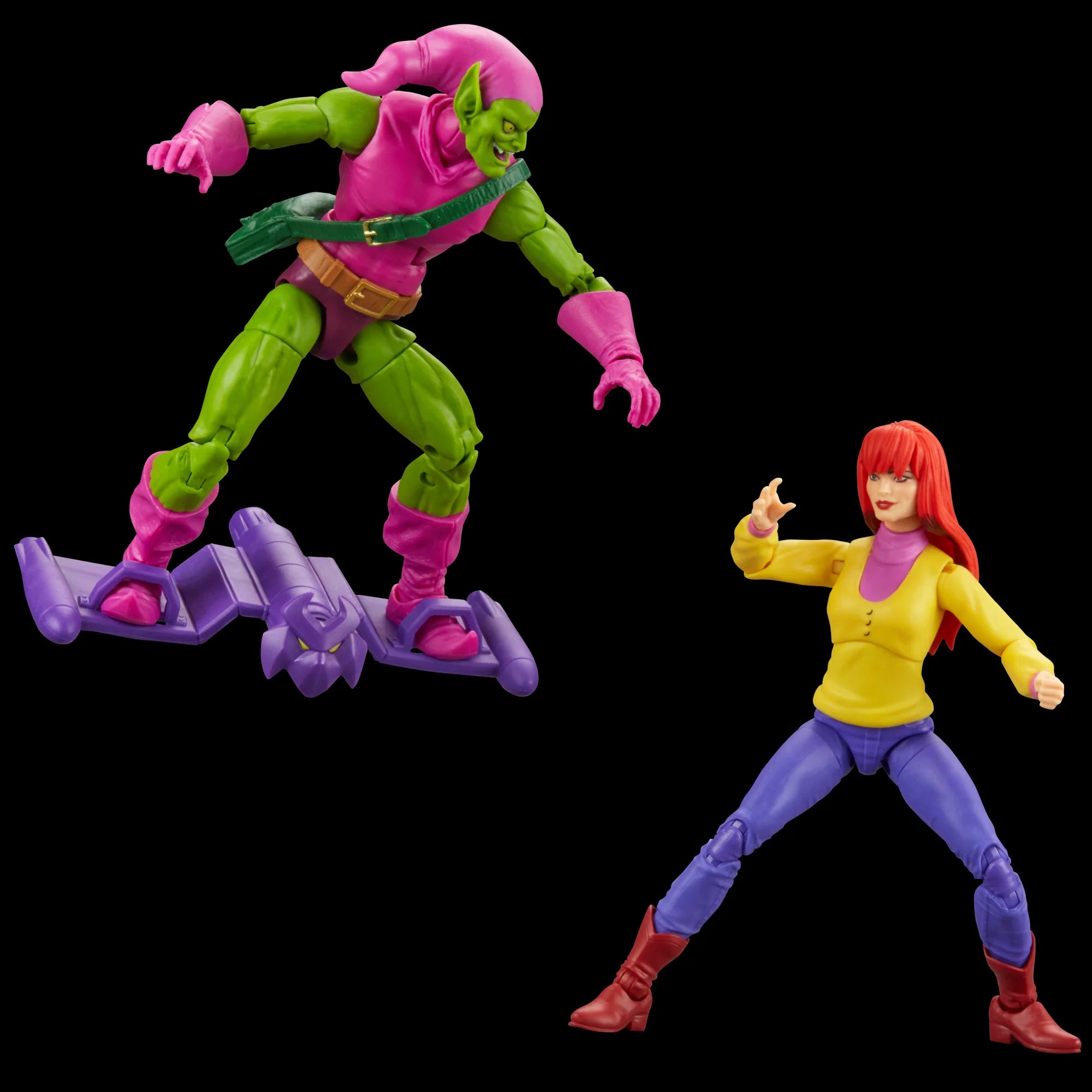 Hasbro - Marvel Legends - Spider-Man: The Animated Series - Green Goblin & Mary Jane Watson - Marvelous Toys