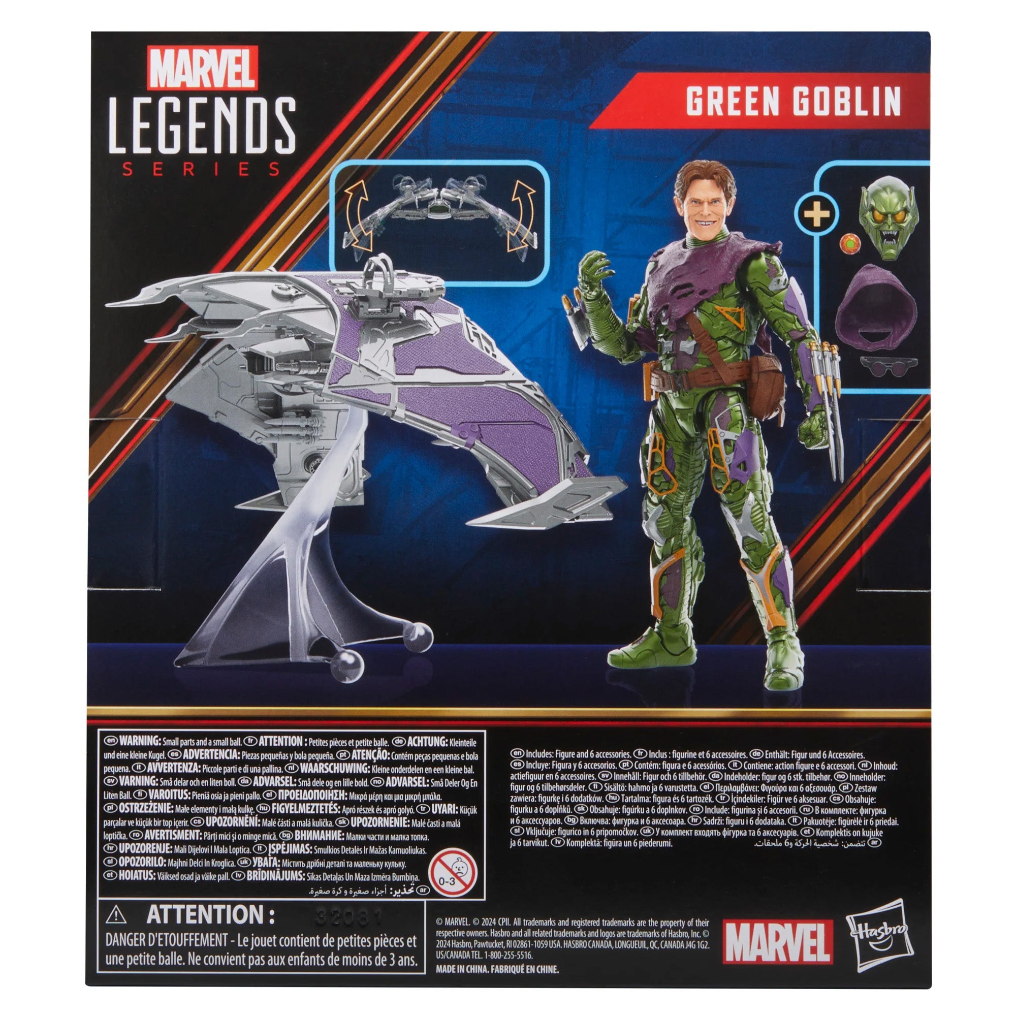 Hasbro - Marvel Legends - Spider-Man: No Way Home - Green Goblin (6&quot;) - Marvelous Toys