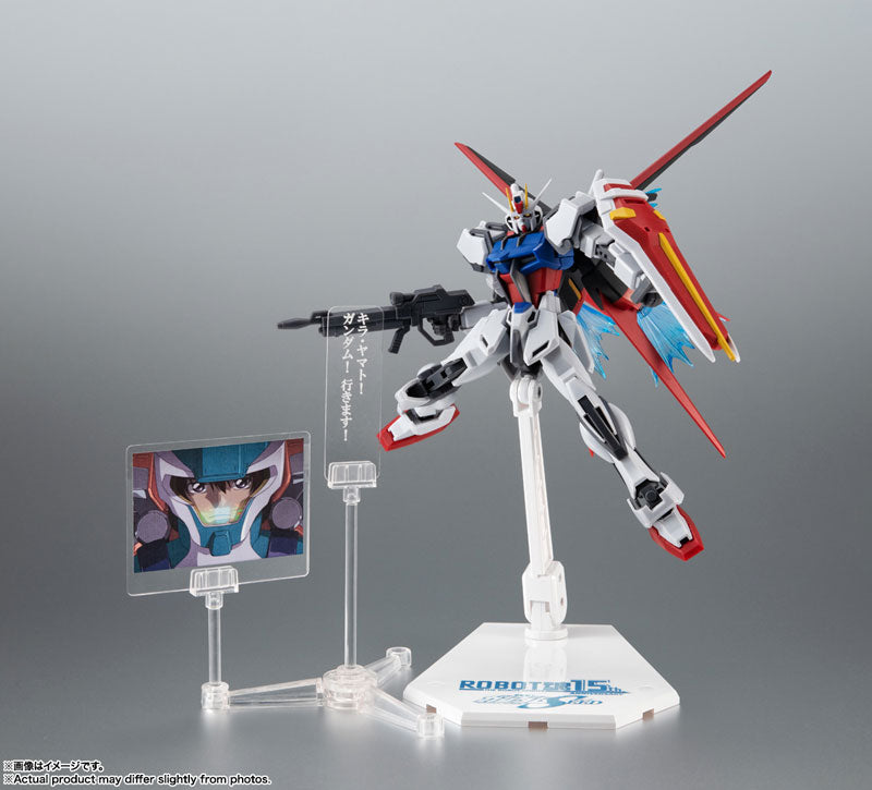 Bandai - The Robot Spirits [Side MS] - Mobile Suit Gundam SEED - GAT-X105+AQM/E-X01 Aile Strike Gundam Ver. A.N.I.M.E. (15th Anniversary) - Marvelous Toys