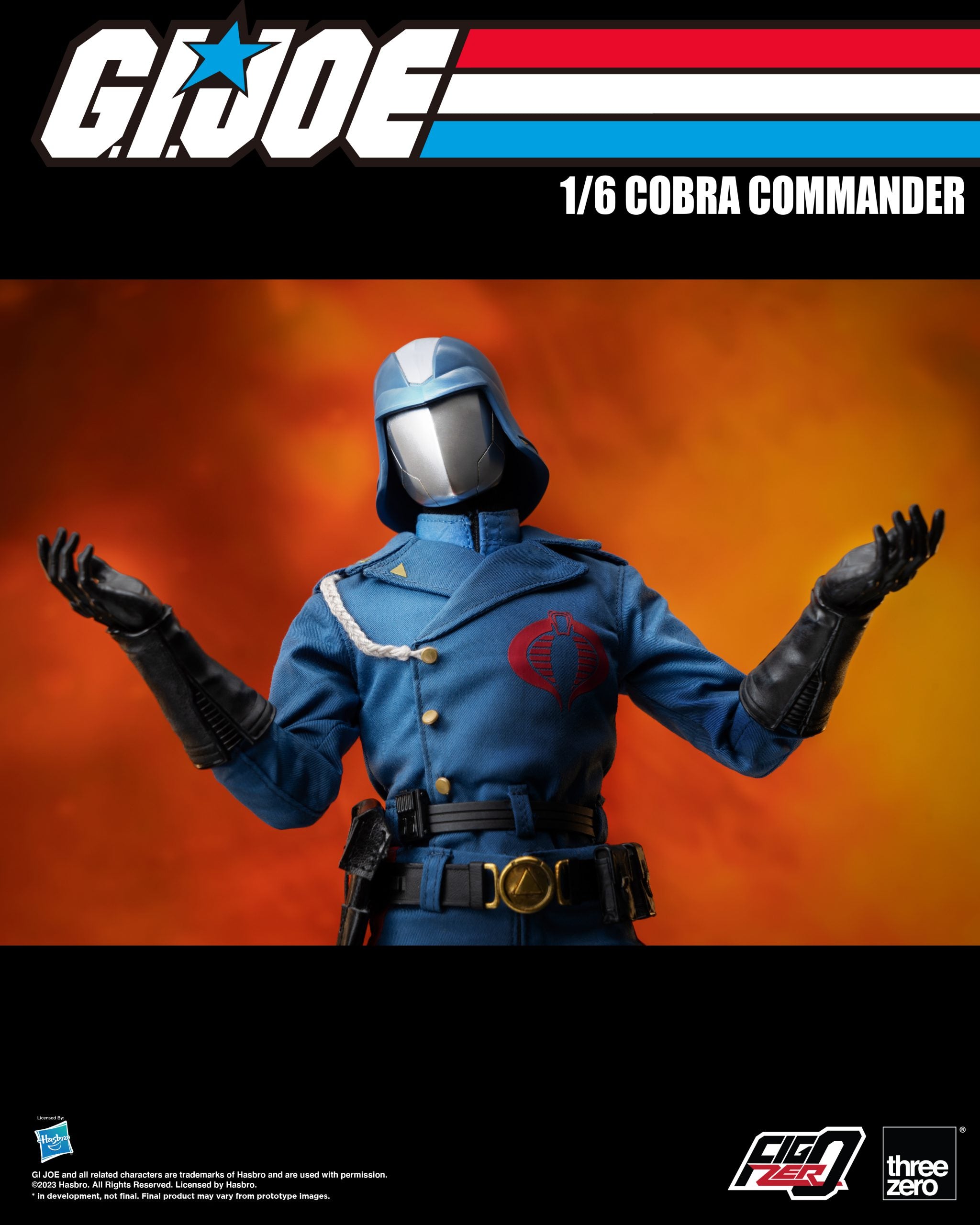 threezero - FigZero - G.I.Joe - Cobra Commander - Marvelous Toys