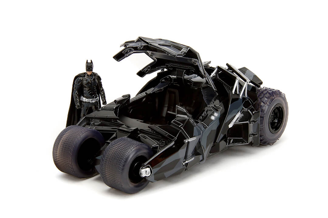 Jada Toys - Metalfigs - The Dark Knight Trilogy - Batman &amp; Tumbler Batmobile (SDCC 2023 Exclusive) - Marvelous Toys