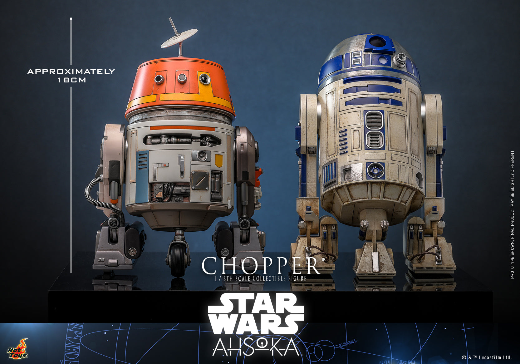 Hot Toys - TMS112 - Star Wars: Ahsoka - Chopper - Marvelous Toys