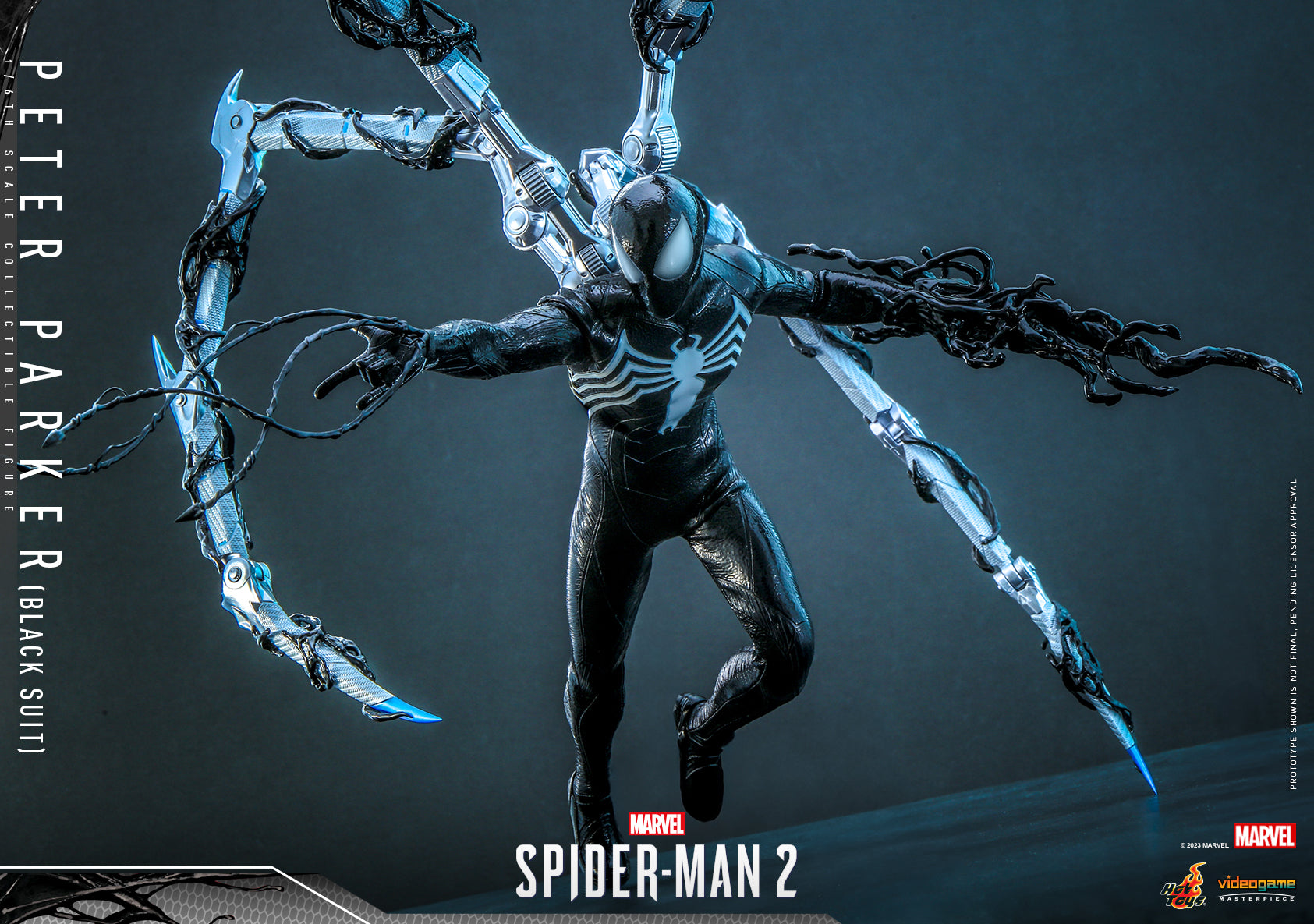 Hot Toys - VGM56 - Marvel&#39;s Spider-Man 2 - Peter Parker (Black Suit) - Marvelous Toys