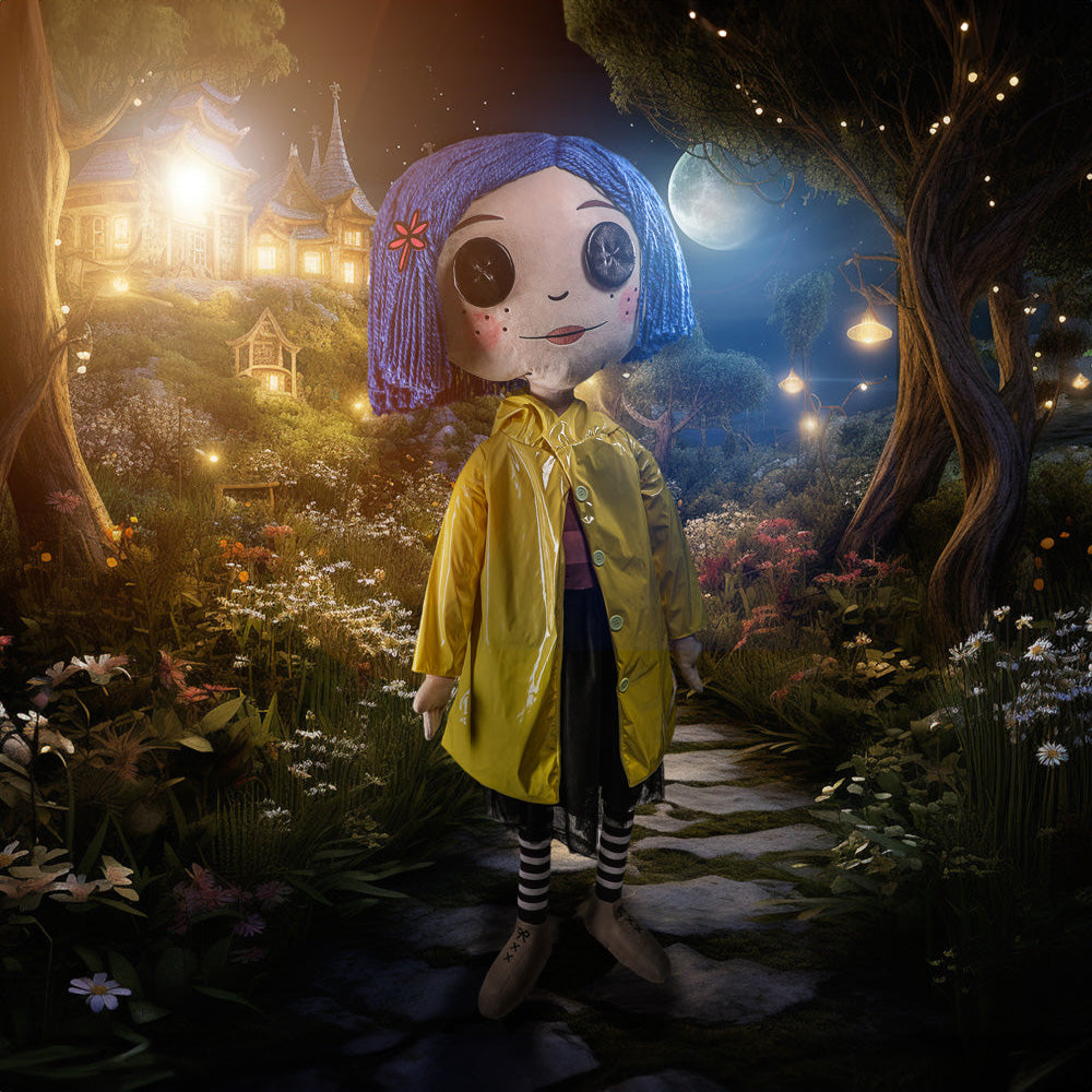 Neca - Coraline - Life-Size Coraline with Button Eyes - Marvelous Toys