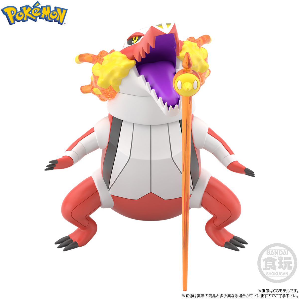 Bandai - Shokugan - Pokemon Scale World Galar Region - Nemona &amp; Skeledirge &amp; Pawmot - Marvelous Toys