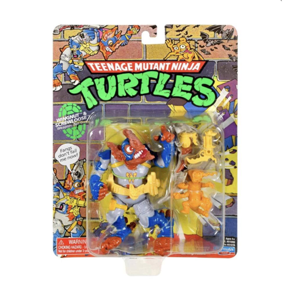 Playmates Toys - Teenage Mutant Ninja Turtles - Retro Collection - Wingnut & Screwloose - Marvelous Toys