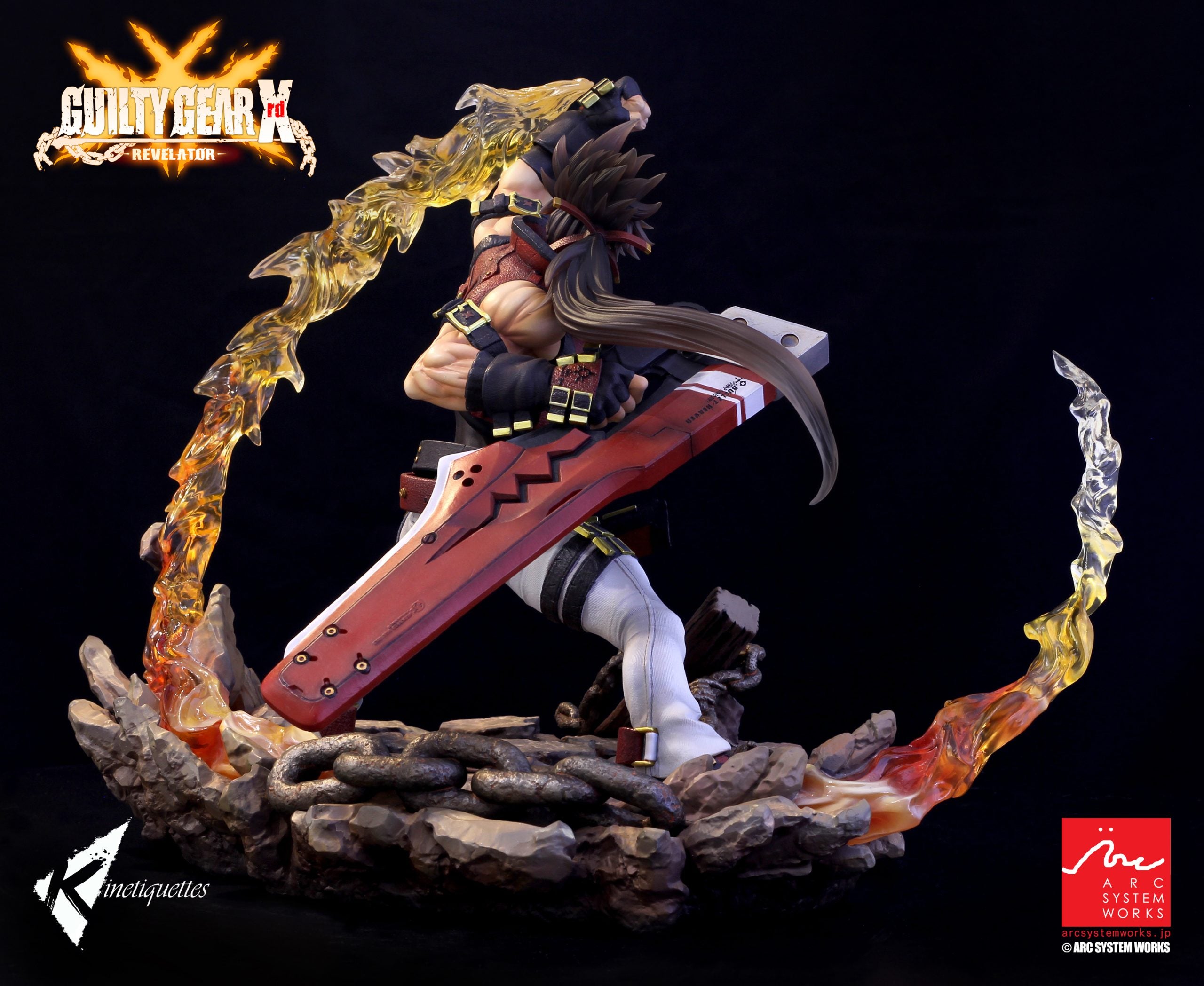Kinetiquettes - Guilty Gear Xrd - Sol Badguy (ソル＝バッドガイ) –The Bounty Hunter (1/7 Scale) - Marvelous Toys