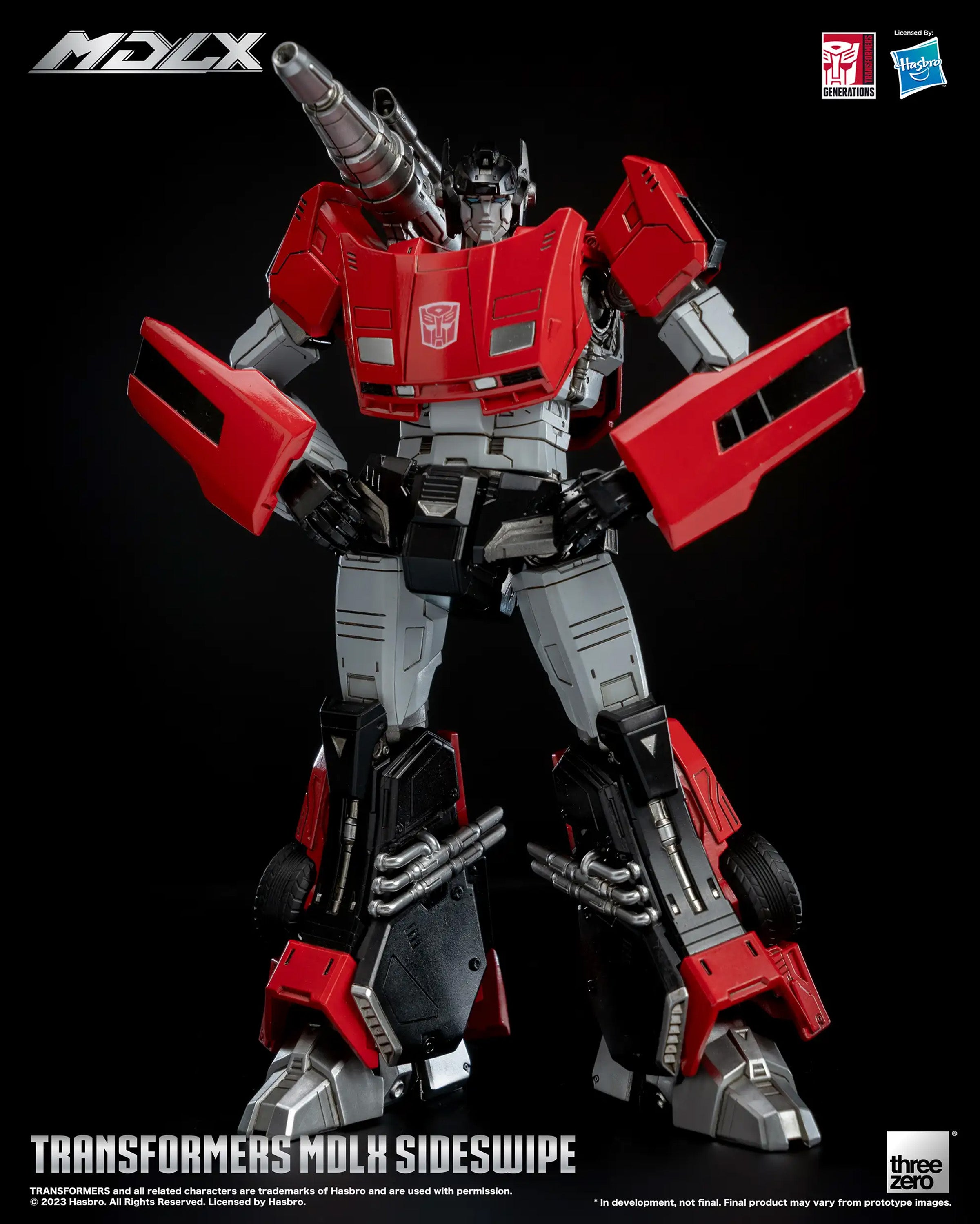 threezero - MDLX - The Transformers - Sideswipe (Kelvin Sau Redesign) - Marvelous Toys