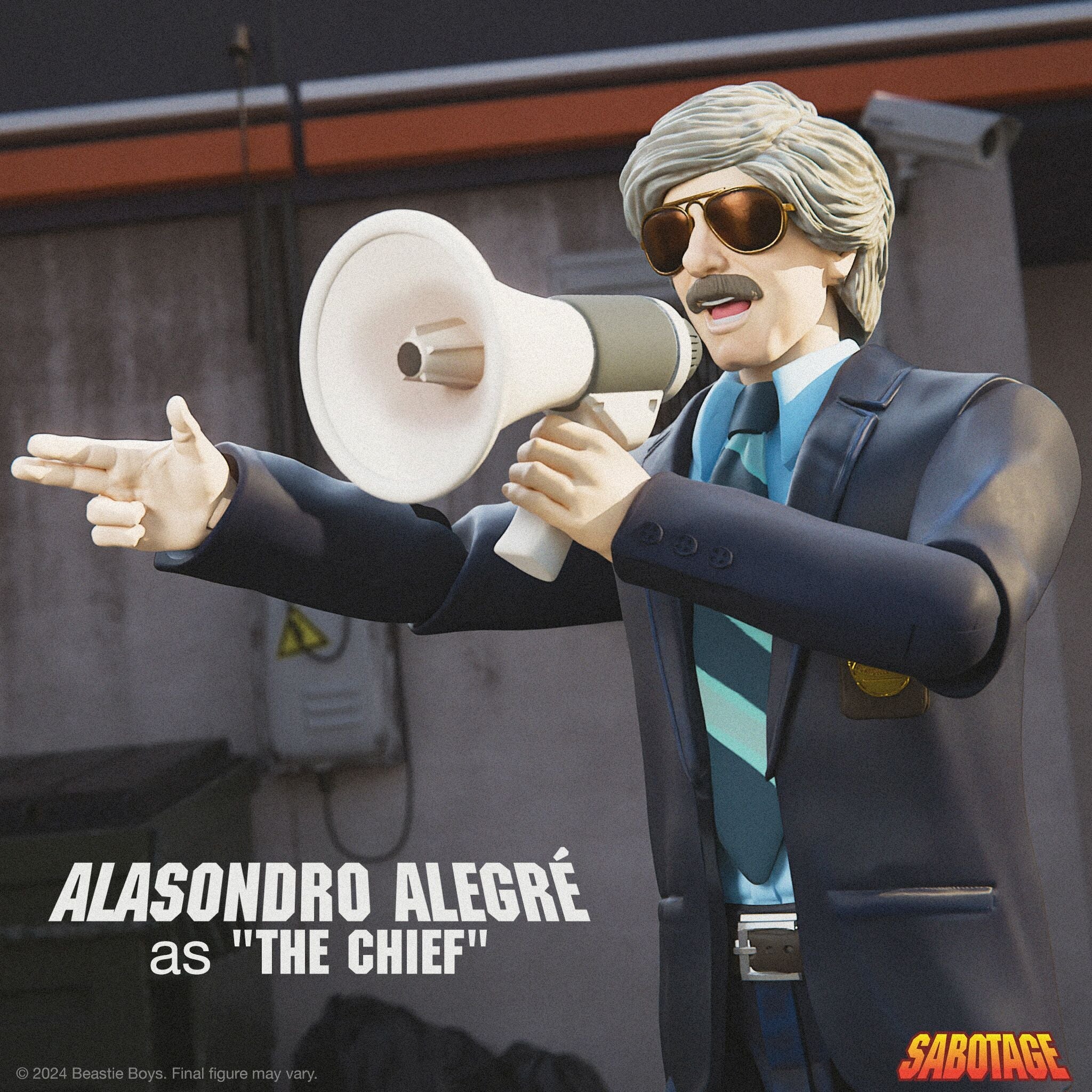 Super7 - Beastie Boys ULTIMATES! - Wave 1 - Sabotage: Alasondro Alegré as The Chief (Mike D) (7&quot;) - Marvelous Toys