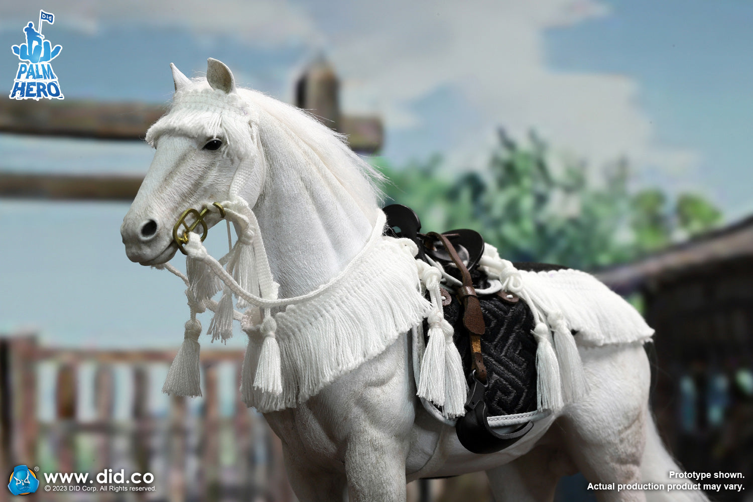 DiD - XH80021 - Palm Hero Series - White Horse (1/12 Scale) - Marvelous Toys