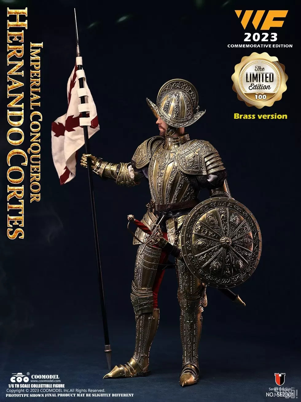 CooModel - SE2301 - Series of Empires - Imperial Conquistador Hernando Cortes (Brass Commemorative Ed.) (Wonder Festival 2023 Exclusive) - Marvelous Toys