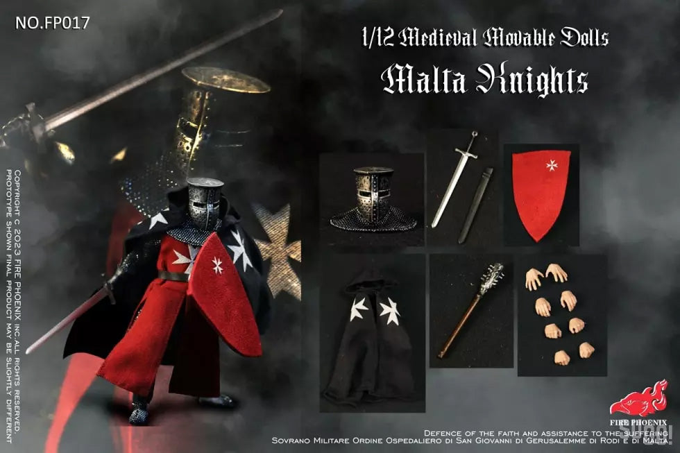 Fire Phoenix - FP017 - Malta Knight (1/12 Scale) - Marvelous Toys