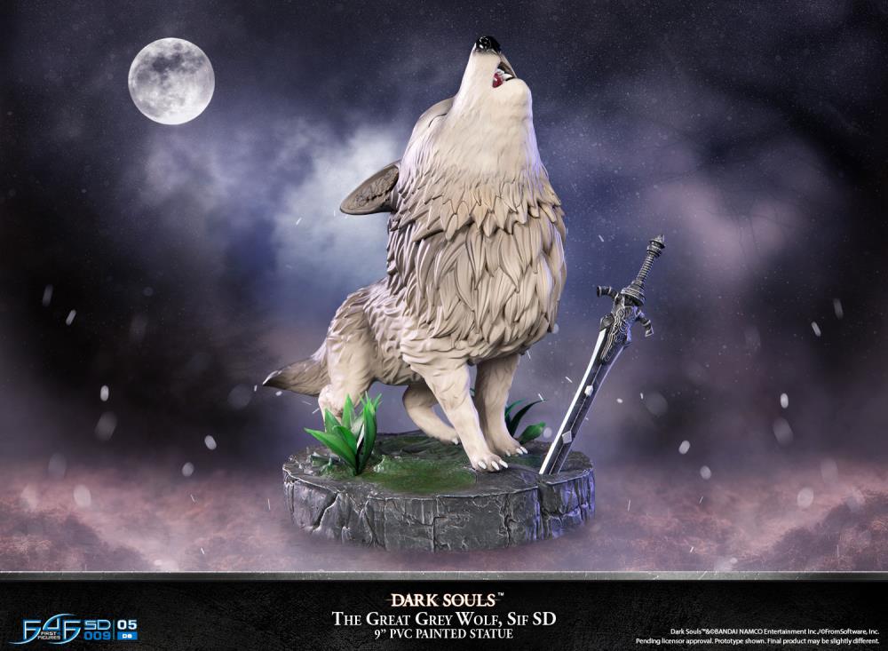 First 4 Figures - Dark Souls - Sif the Great Grey Wolf SD (Standard Ed.) - Marvelous Toys