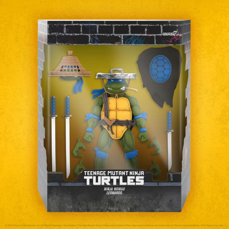 Super7 - Teenage Mutant Ninja Turtles ULTIMATES! - Wave 11 - Ninja Nomad Leonardo (7-inch) - Marvelous Toys