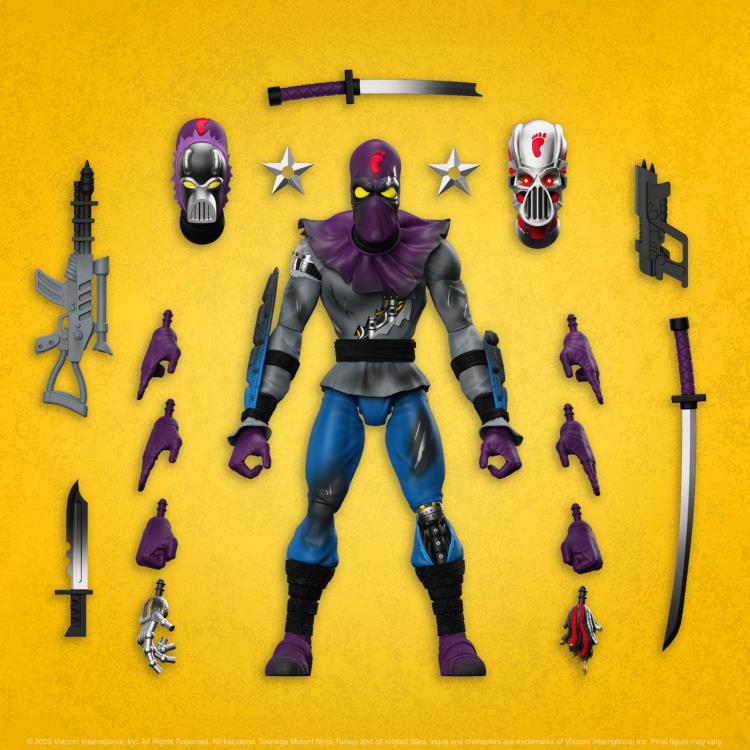 Super7 - Teenage Mutant Ninja Turtles ULTIMATES! - Wave 11 - Foot Soldier (Battle Damaged) (7-inch) - Marvelous Toys