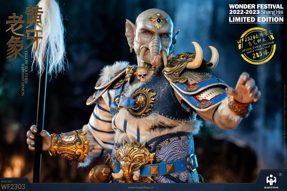 Haoyu Toys - Chinese Myth Series - Yellow Toothed Elephant Demon 黃牙老象 (Wonder Festival 2023 Exclusive) - Marvelous Toys