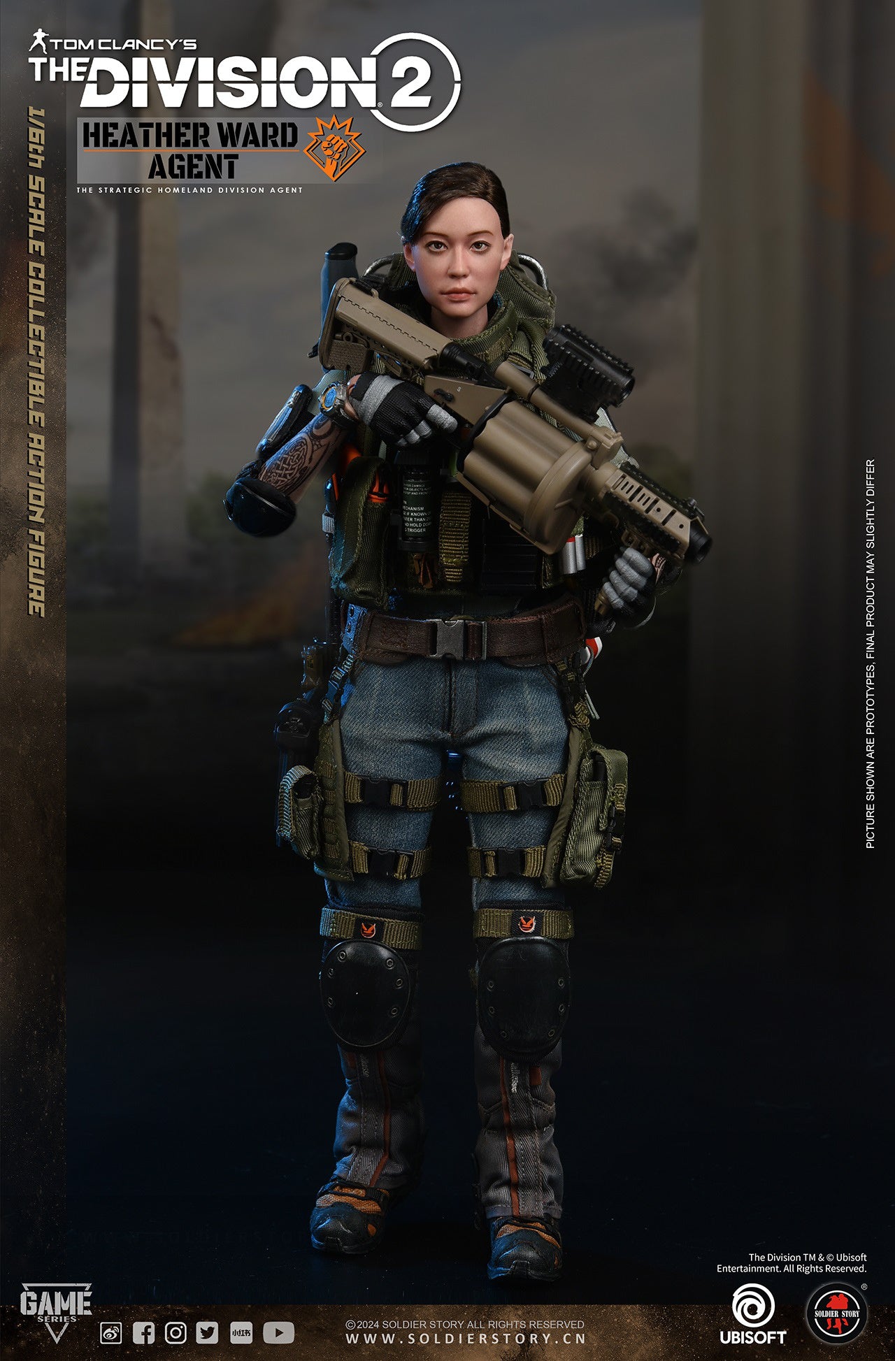 Soldier Story - Tom Clancy&#39;s The Division 2 - Agent Heather Ward - Marvelous Toys
