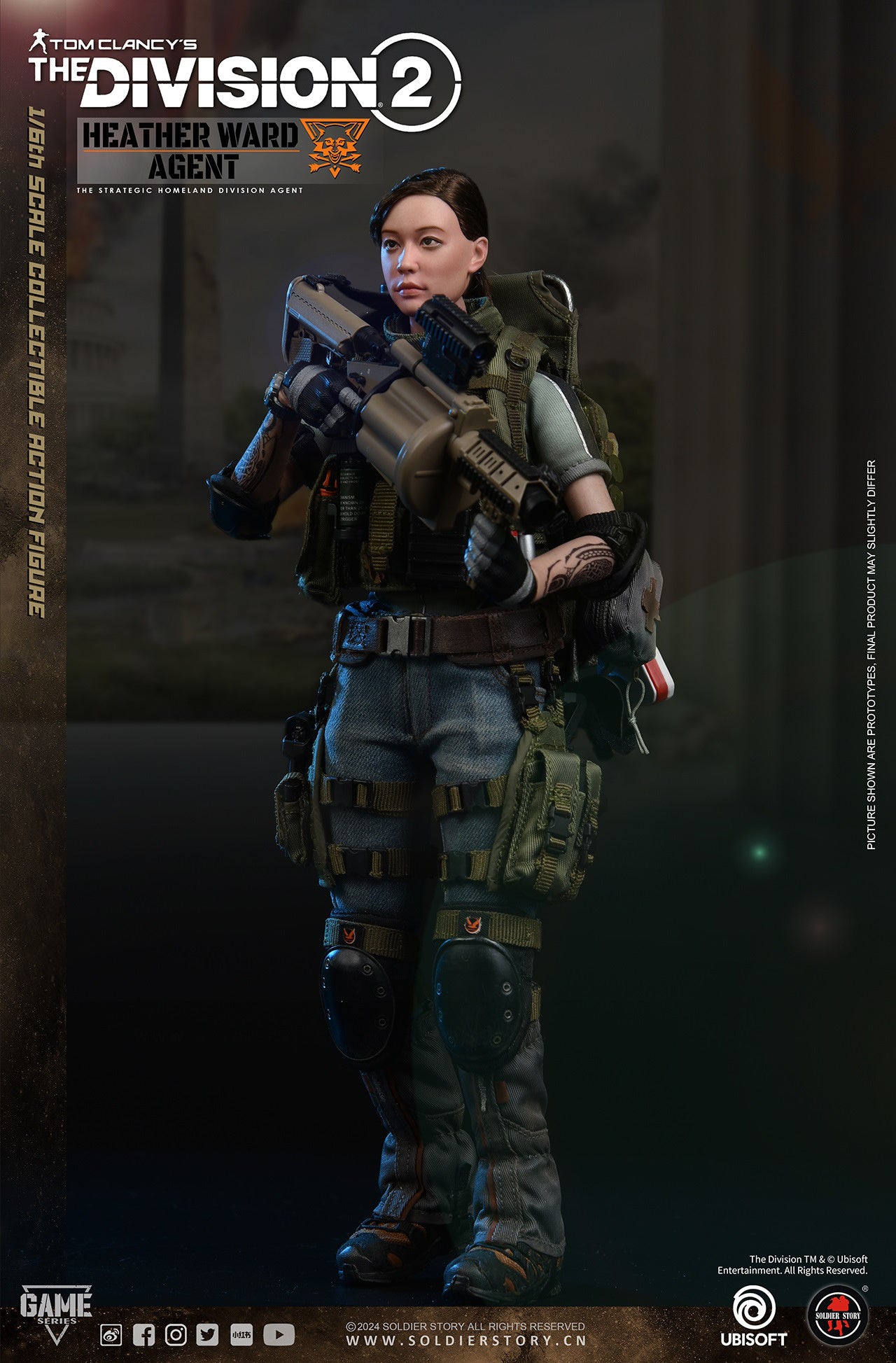 Soldier Story - Tom Clancy&#39;s The Division 2 - Agent Heather Ward - Marvelous Toys