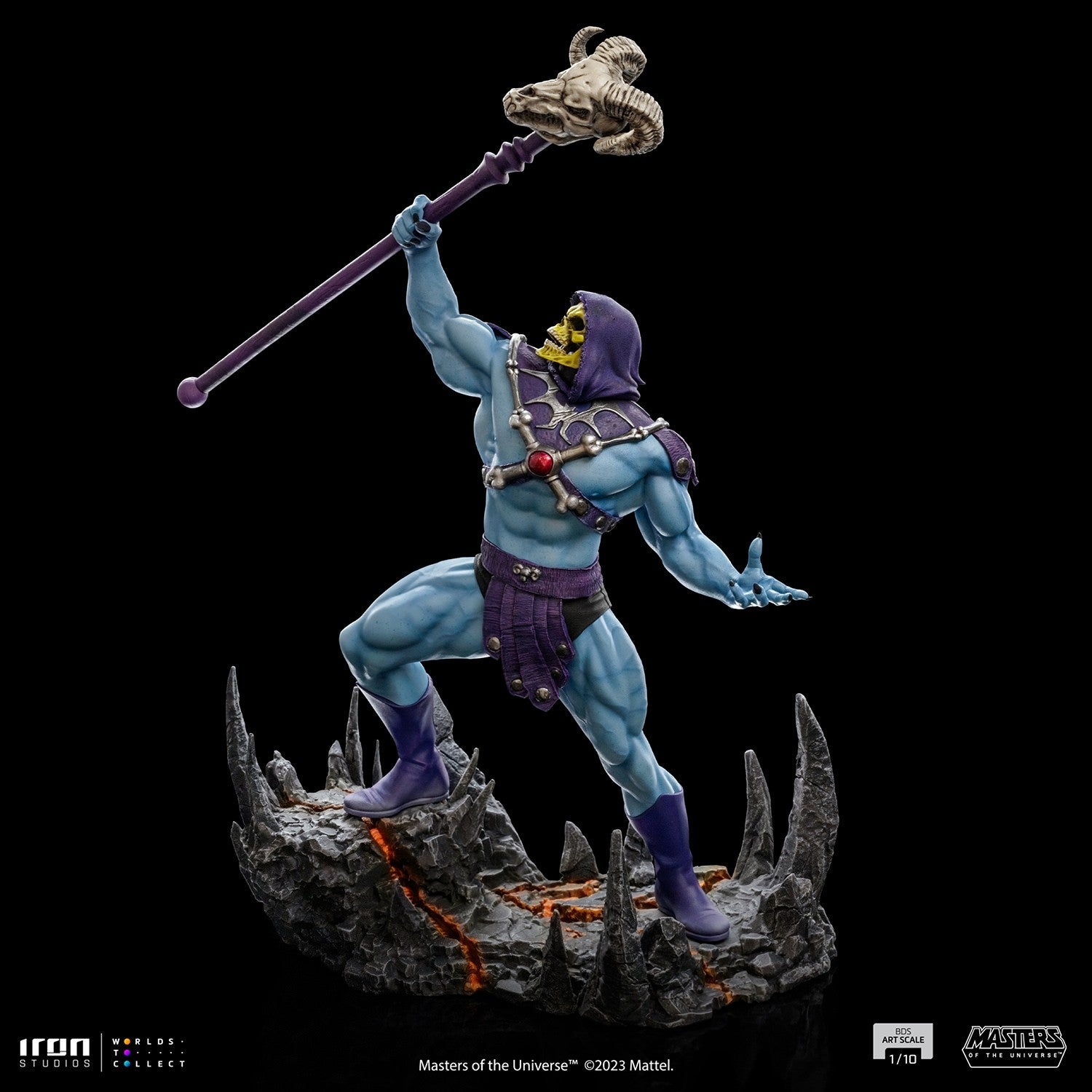 [LIMITED PO] Iron Studios - BDS 1:10 Art Scale - Masters of the Universe - Skeletor - Marvelous Toys