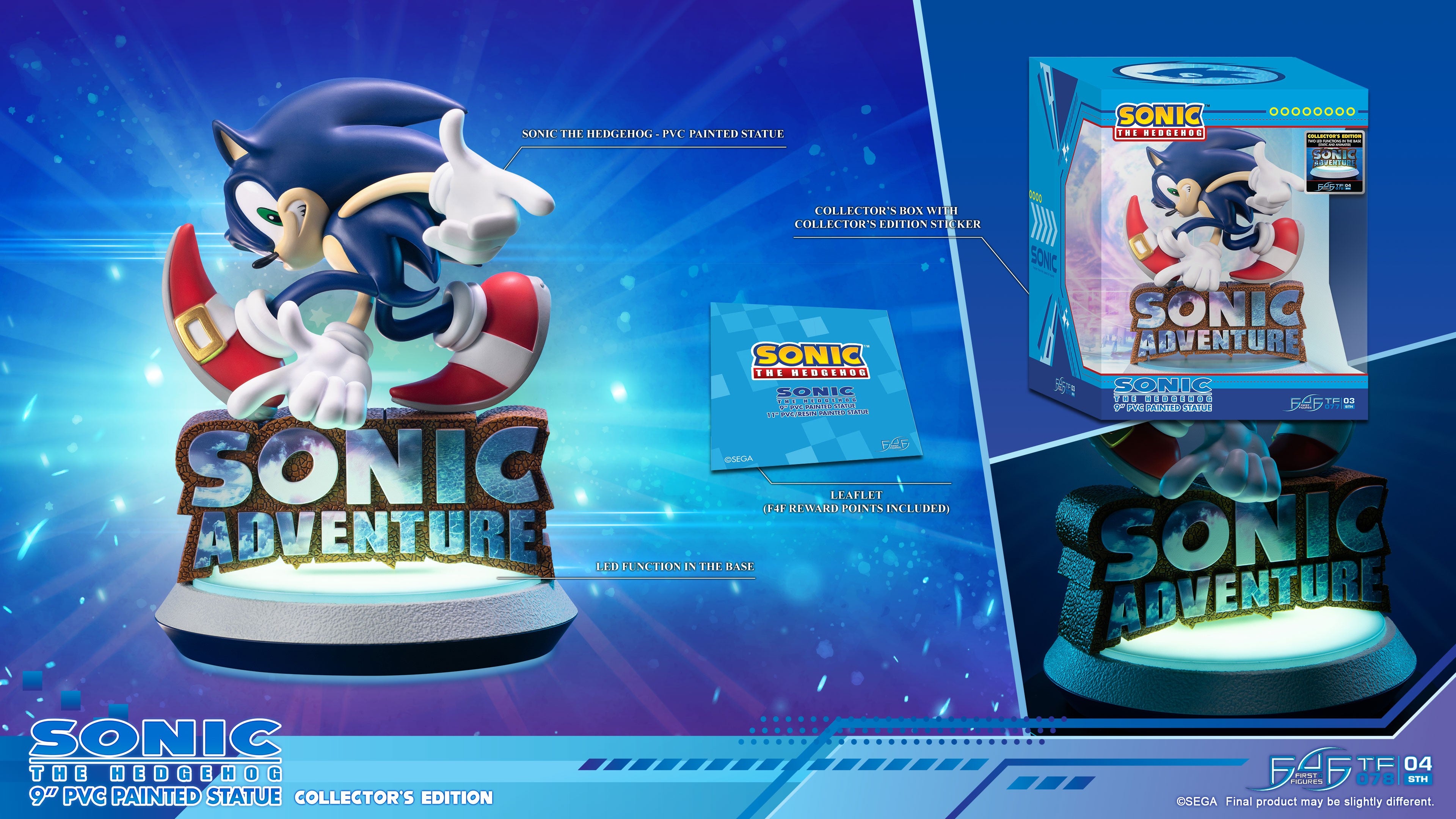 First 4 Figures - Sonic Adventure - Sonic the Hedgehog (Collector's Edition) - Marvelous Toys