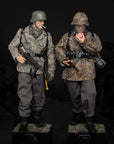 Facepoolfigure - FP-015A - Discover History Series - 1st SS Panzer Division, Kampfgruppe Hansen, 1944 Ardenne - Squad Leader (1/6 Scale) - Marvelous Toys