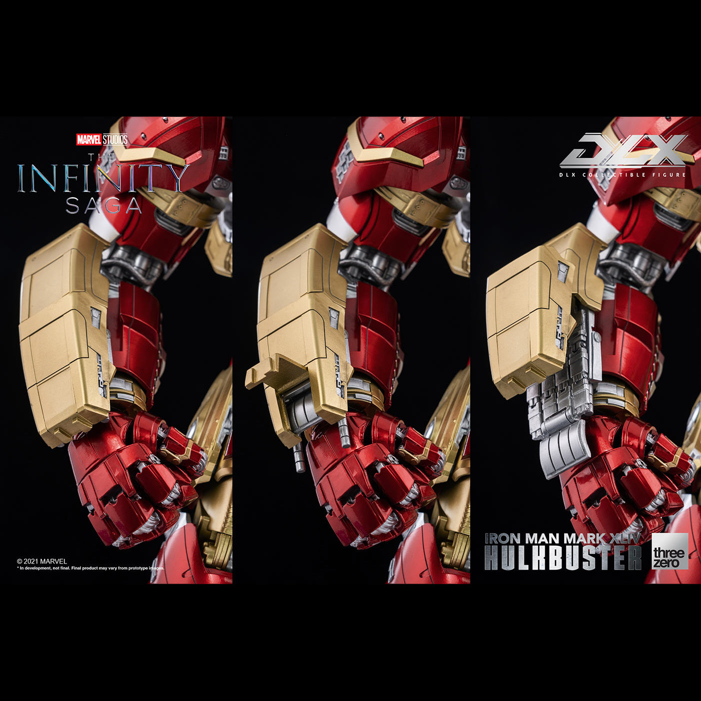 threezero - DLX - Marvel Studios: The Infinity Saga - Iron Man Mark XLIV Hulkbuster (1/12 Scale) (Reissue) - Marvelous Toys