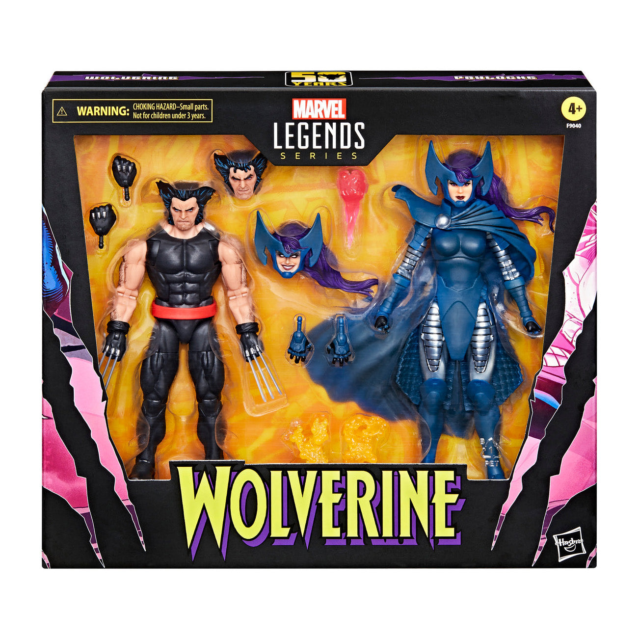 Hasbro - Marvel Legends - Wolverine 50th Anniversary - Wolverine &amp; Psylocke - Marvelous Toys