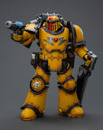 Joy Toy - JT9084 - Warhammer 40,000 - Imperial Fists - Legion MkIII Despoiler Squad Sergeant with Plasma Pistol (1/18 Scale) - Marvelous Toys