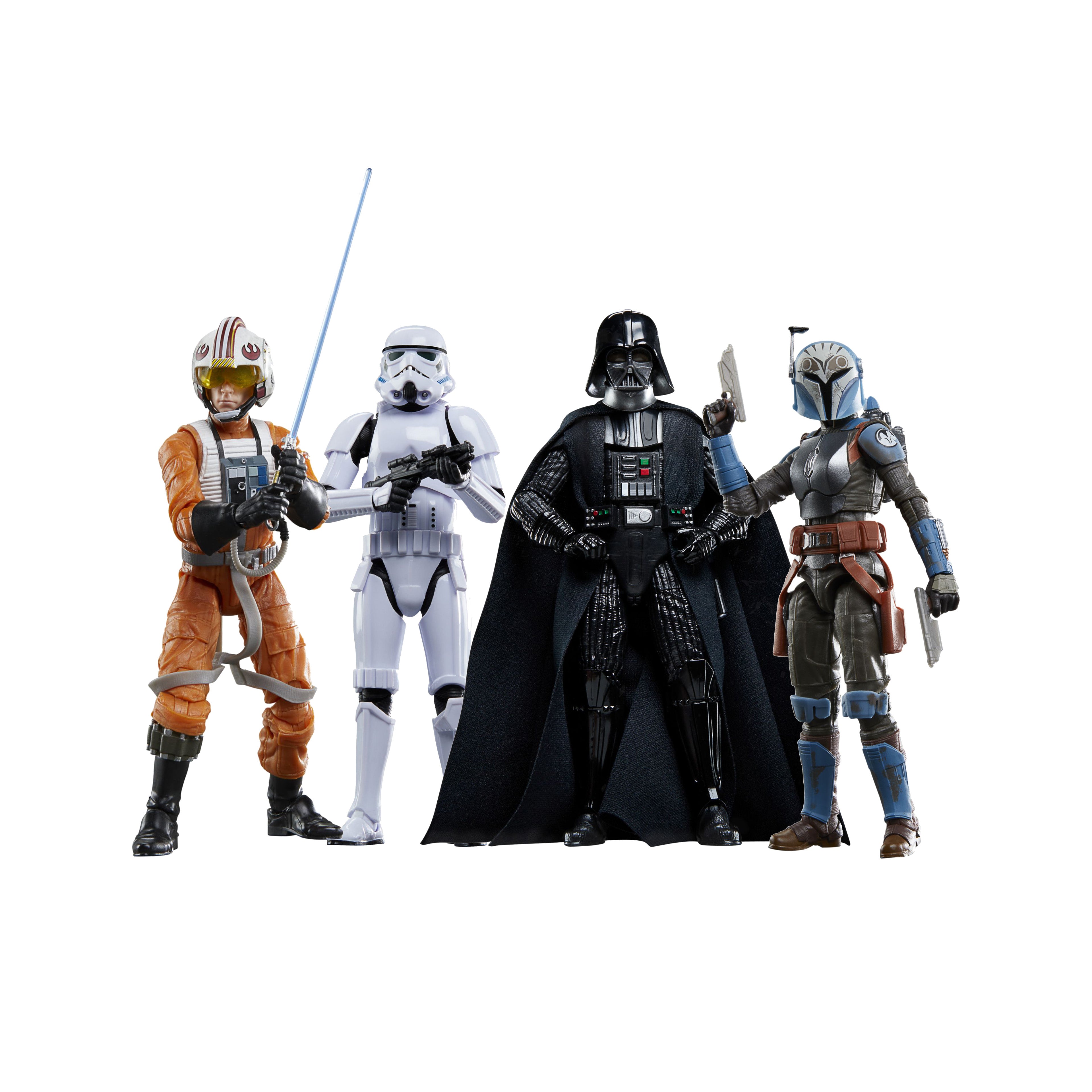 Hasbro - Star Wars: The Black Series - Archive Collection - Bo-Katan, Vader, Luke Skywalker, Stormtrooper (Set of 4) - Marvelous Toys