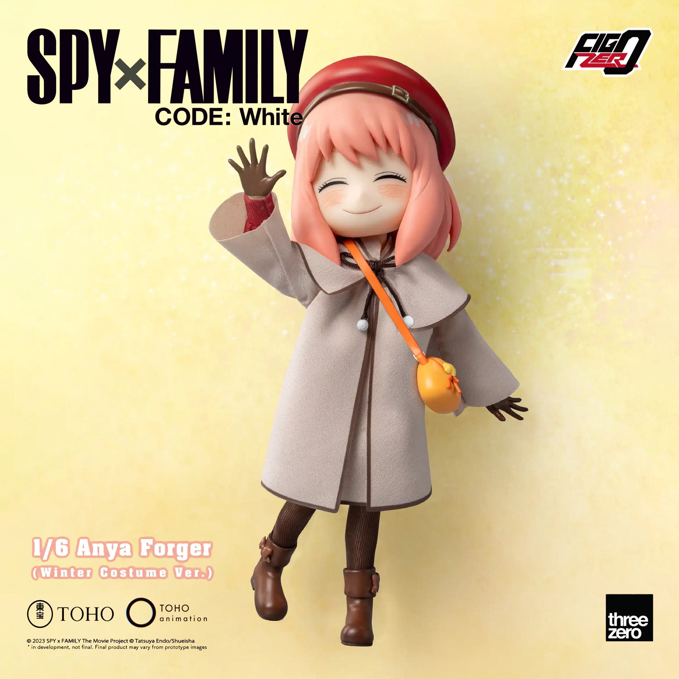 threezero - FigZero - Spy x Family Code: White - Anya Forger (Winter Costume ver.) (1/6 Scale) - Marvelous Toys