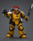 Joy Toy - JT9046 - Warhammer 40,000 - Imperial Fists - Legion MkIII Tactical Squad Sergeant with Power Sword (1/18 Scale) - Marvelous Toys