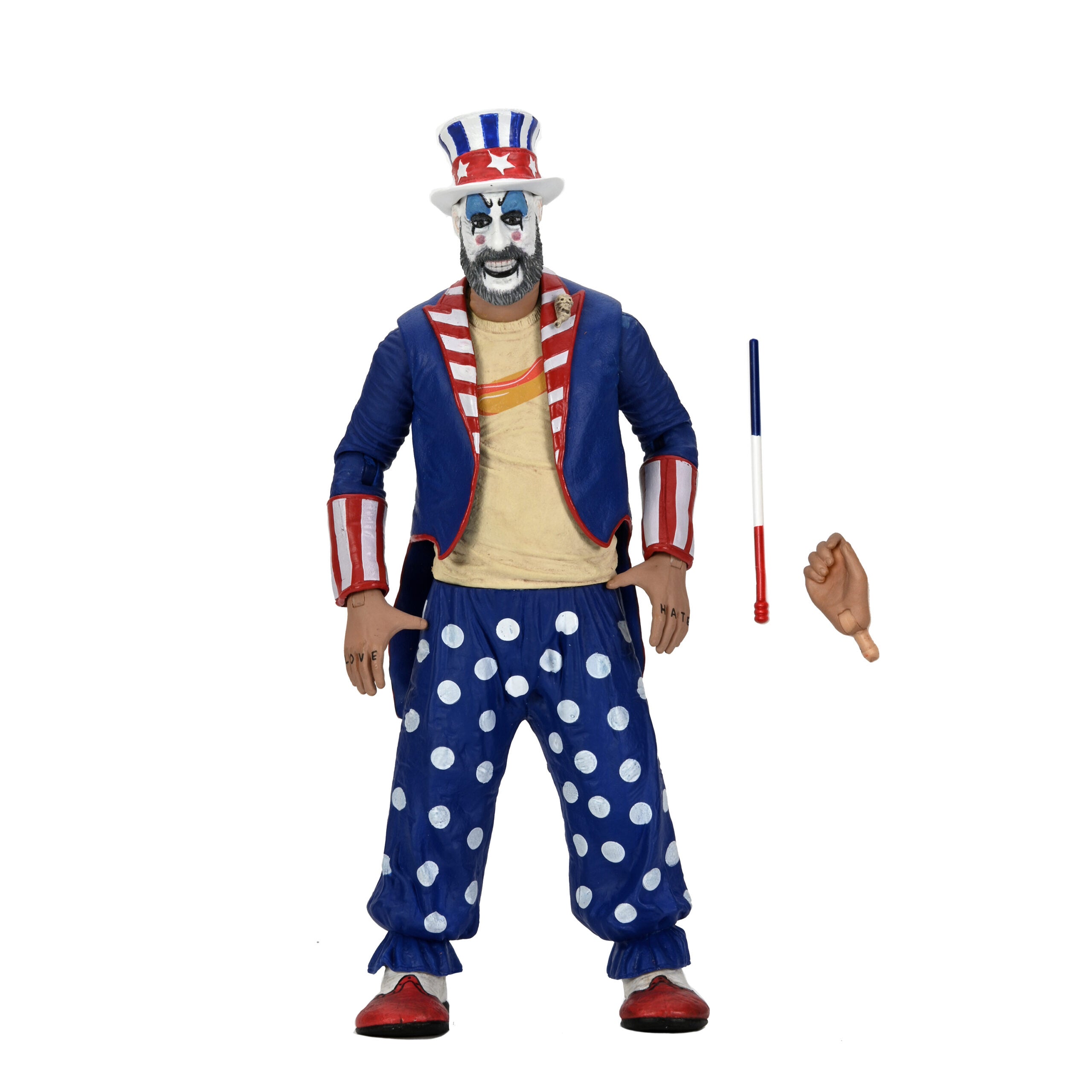 Neca - House of 1000 Corpses - Captain Spaulding (Tailcoat) 20th Anniversary (7&quot;) - Marvelous Toys