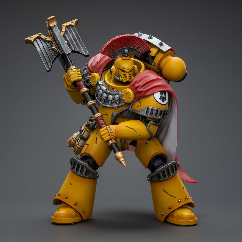 Joy Toy - JT9039 - Warhammer 40,000 - Imperial Fists - Legion Chaplain Consul (1/18 Scale) - Marvelous Toys