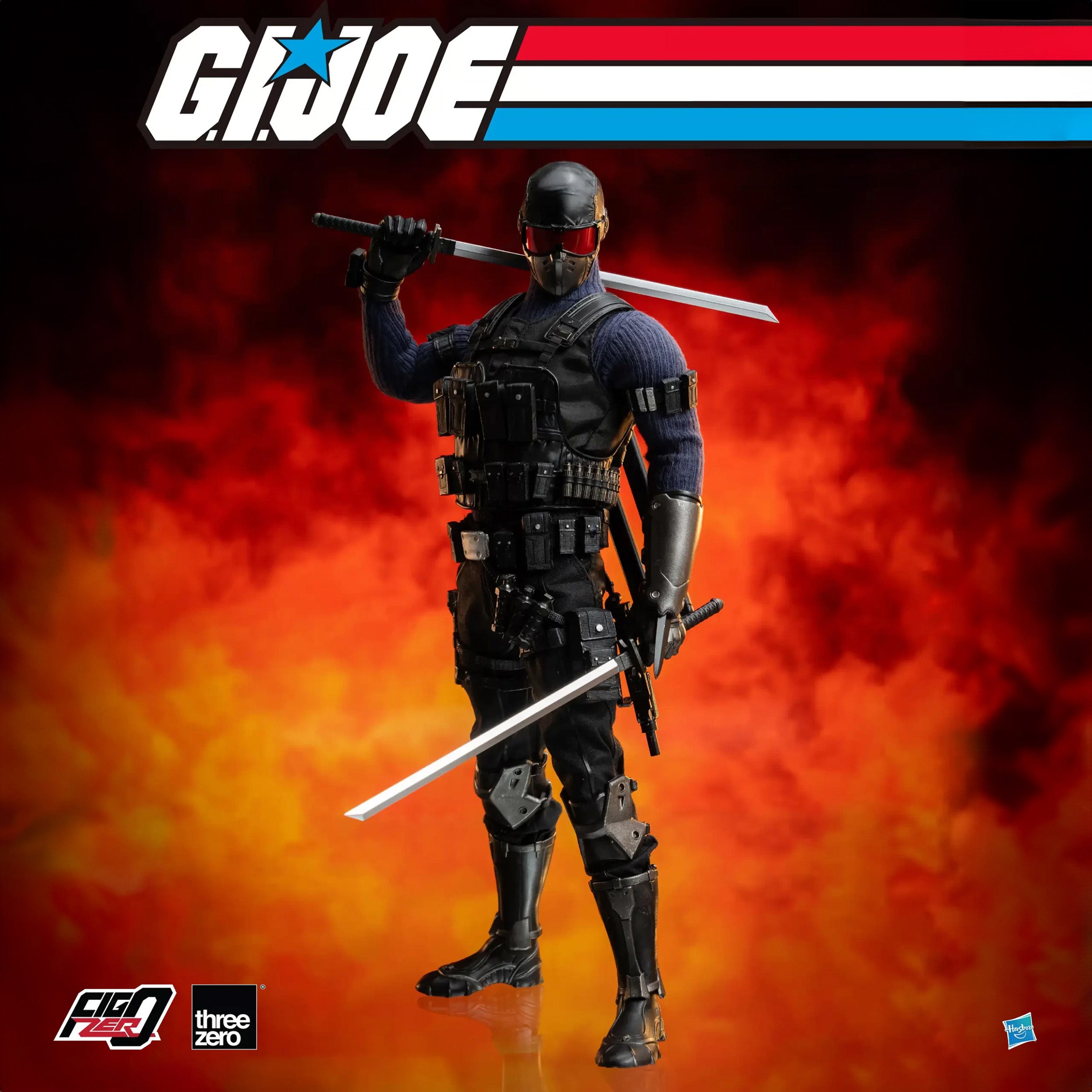 threezero - FigZero - G.I. Joe - Commando Snake Eyes (1/6 Scale) - Marvelous Toys