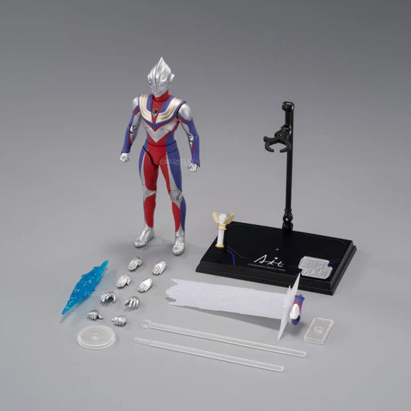 ZD Toys - Ultraman Light-Up Series - Ultraman Tiga Multi Type (7&quot;) - Marvelous Toys