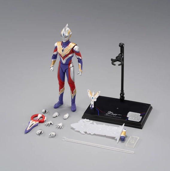 ZD Toys - Ultraman Light-Up Series - Ultraman Trigger Multi Type (7&quot;) - Marvelous Toys