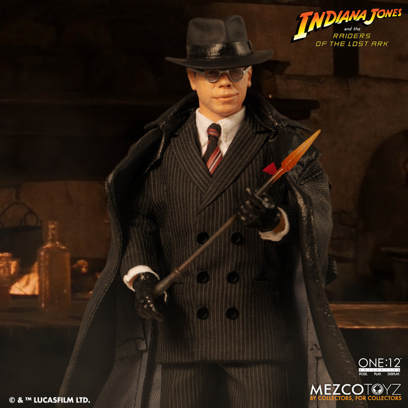 Mezco - One:12 Collective - Raiders of the Lost Ark - Major Toht &amp; Ark of the Covenant Deluxe Boxed Set - Marvelous Toys